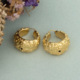 Double Studs Party Earrings Plated Copper Lady Big Earring For Girls