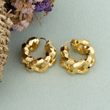 Double Studs Party Earrings Plated Copper Lady Big Earring For Girls