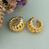 Double Studs Party Earrings Plated Copper Lady Big Earring For Girls