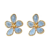 Flower Crystal Bridal Earrings Wedding Jewelry