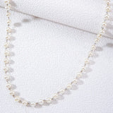Pearl Waist Chain Belt for Women Adjustable Belly Chain Dress Accessories