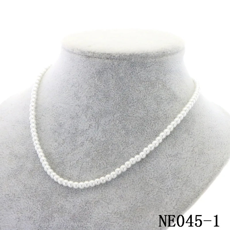 Small Pearl Necklace Clavicle Chain for Women