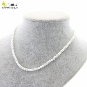 Small Pearl Necklace Clavicle Chain for Women
