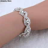 Crystal Bracelet Women Gift Rhinestone Bangl