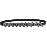 Rhinestone Waist Chain Slim Elastic Crystal Belt For Dress Coats