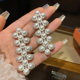 Freshwater Pearl Earrings 925 Sterling Silver Vintage Ear Stud