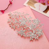 Crystal Rhinestone Bridal Hair Comb Hairpin Head Chain Headpiece