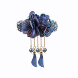 Yarn Flower Tassel Hairpin Retro Hair Accessories