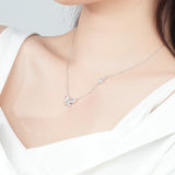 Zircon Butterfly Bracelet 925 Sterling Silver Women Jewelry