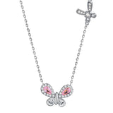 Zircon Butterfly Bracelet 925 Sterling Silver Women Jewelry