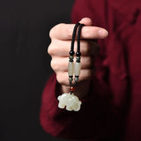 Elephant Charms Necklace Gem Pendant DIY Jewelry Making Accessories