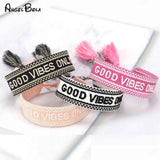 Woven Tassel Women's Charm Bracelet Adjustable Rope Braided Friendship Gift