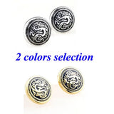 Enamel Epoxy Dragon Cufflink Cuff Link 1 Pair