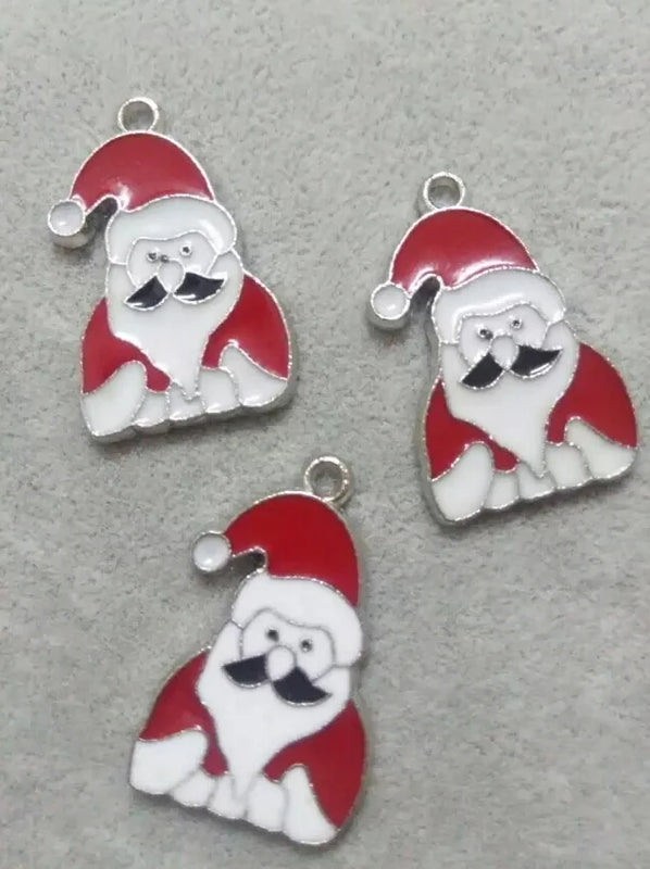 Enamel Santa Stickers Blackbeard Small Pendants