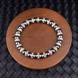 Energy Hematite Beads Bracelet Natural Stone Health Protection