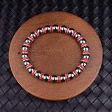 Energy Hematite Beads Bracelet Natural Stone Health Protection