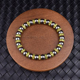 Energy Hematite Beads Bracelet Natural Stone Health Protection