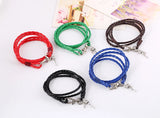 Ethnic Rattle Multi-Layer Bracelet Vintage Dharma Charm Leather Bangle