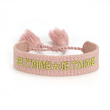 Ethnic Embroidery Braided Bracelet Adjustable Unisex Boho Jewelry Gift