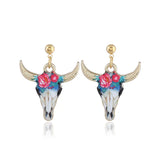 Cowhead Pattern Ethnic Earrings for Women