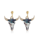 Cowhead Pattern Ethnic Earrings for Women