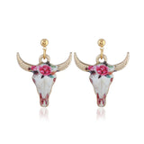 Cowhead Pattern Ethnic Earrings for Women