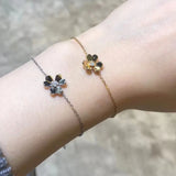 Europe Lucky Grass Bracelet Women's S925 Sterling Silver Jewelry
