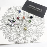 European Birth Stone Pendant Charm Necklace for Women