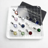 European Birth Stone Pendant Charm Necklace for Women