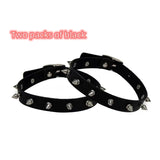Exaggerated Collar Rivet Cowhide Clavicle Chain Necklace