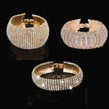 Exaggerated Temperament Rhinestone Bracelet