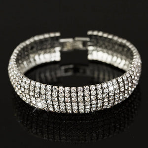 Exaggerated Temperament Rhinestone Bracelet