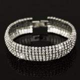 Exaggerated Temperament Rhinestone Bracelet