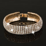 Exaggerated Temperament Rhinestone Bracelet