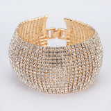Exaggerated Temperament Rhinestone Bracelet