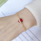 Delicate Round Charm Bracelet for Women