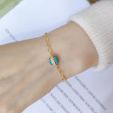 Delicate Round Charm Bracelet for Women