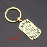Thankful Keychain: Mom & Dad, for Believing in Me