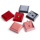 Velvet Jewelry Organizer Box for Rings and Pendants