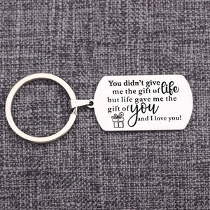 Stepmom Birthday Gift - Love You Keychain