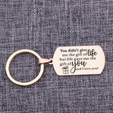 Stepmom Birthday Gift - Love You Keychain