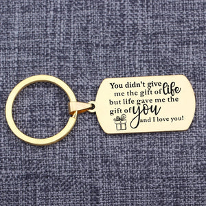 Stepmom Birthday Gift - Love You Keychain