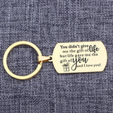 Stepmom Birthday Gift - Love You Keychain