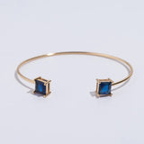 Square Zircon Adjustable Bracelet Women's Jewelry