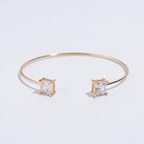 Square Zircon Adjustable Bracelet Women's Jewelry