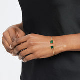 Square Zircon Adjustable Bracelet Women's Jewelry
