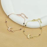 Zircon Temperament Ladies Bracelet Shell and Moon Dual Purpose