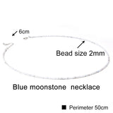 Garnet Crystal Beads Necklace Faceted Stone Choker