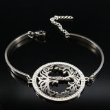 Family Tree of Life Stainless Steel Bangle Bracelet
