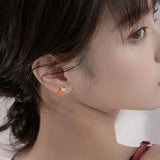 Koi Fish Stud Earrings Wedding Jewelry